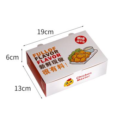 China Wholesale Recycled Materials Take Out Disposable Paper Cardboard Boxes For Fried Chicken for sale