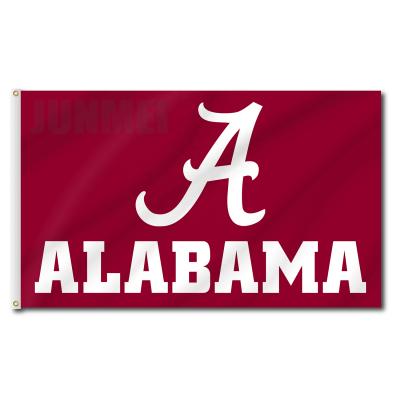 China Wholesale FLYING 3*5 ft Alabama College Flags College Celebration Event Flags Custom Classes Alabama Flags for sale