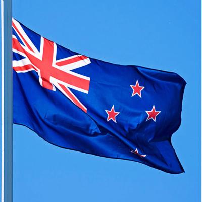 China No Fade Wholesale 3*5 Ft Large New Zealand Flags Events Polyester No Fade New Zealand Flags for sale