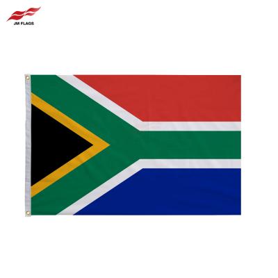 China Wholesale 3*5 Ft Large South Africa Flags World Cup Decoration Waterproof Polyester Waterproof South Africa Flags for sale