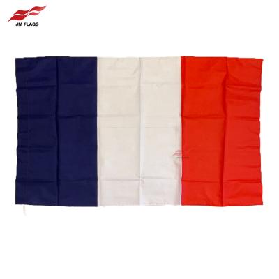 China No Fade Wholesale 3*5 Ft Large France Flags Custom France Holiday Events Decoration Polyester French Flags for sale