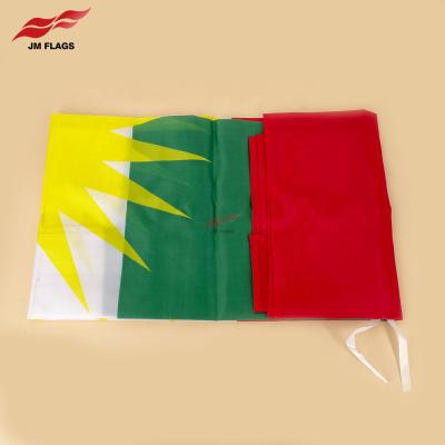 China No Fade Wholesale 3*5 Ft Large Kurdistan Flags Custom Kurdistan Flags Holiday Events Decoration Polyester for sale