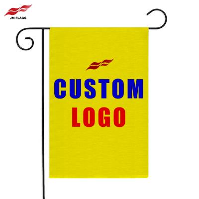 China Custom Logo Yard Flags Waterproof Both Inch 12*18 Inch Waterproof Garden Decoration Custom Side Flags for sale