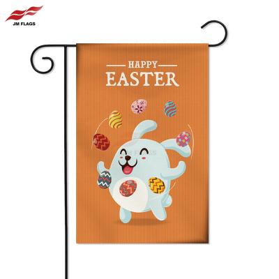 China No Fade Cheap 12*18 Inch Happy Easter Holiday Decoration Custom Easter Yard Flags Easter Yard Flags for sale