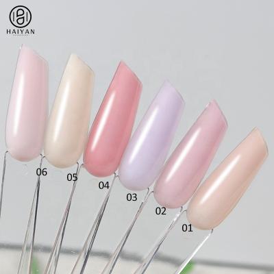 China Temperature change temperament milky and creamy 3 in 1 UV gel nail polish with high quality handmade for sale