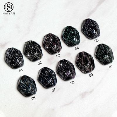 China 3 Fast Drying Stylish Shinning Blacks In 1 UV Gel Nail Polish for sale