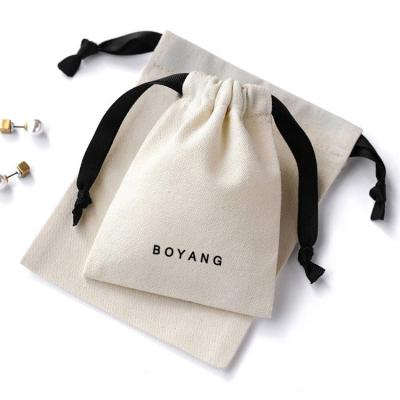 China High Quality Customized Handled Canvas Cotton Earing Tote Drawstring Bag For Women for sale