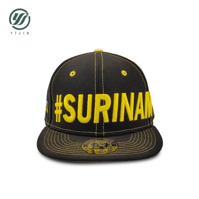 China JOINT Design Your Own Hat Hemp Sticker Hip Hop Hats 6 Panel Adjustable Snapback Hat for sale