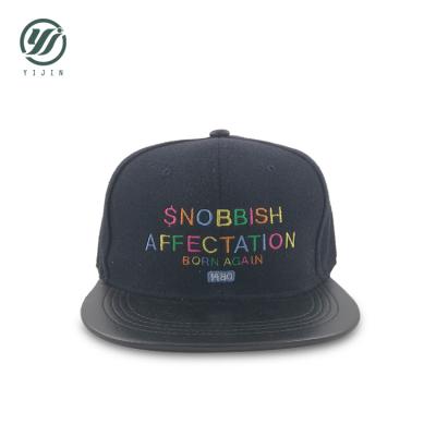 China Bulk Embroidery 3D Logo 6 Panel Logo 6 Panel Snapback High Quality High Quality Custom Hat for sale