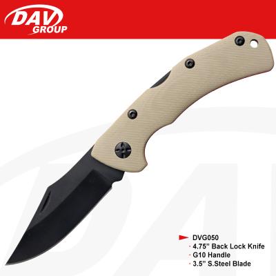 China Non-variable Outdoor Survival Camping Rescue Pocke Knife with s/s blade and handle Group of Ten for sale