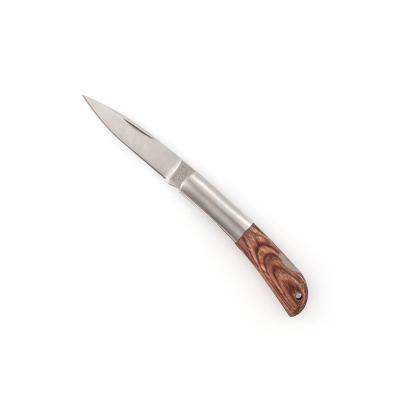 China High Quality Non-variable Folding Knife Pocket Knife Stainless Steel Blade With Wooden Handle Knife for sale