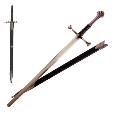 China People Art The Lord of the Ring Wraith Big Sword Aragon Tactical Sword Defense of the Rings Sword Decoration Swords for sale