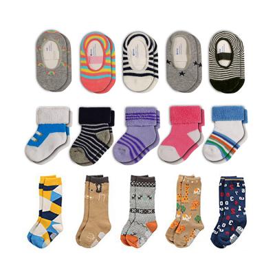 China Cotton Baby Boy Socks Antibacterial Cute Infant Breathable Pure Autumn And Winter Style Cartoon Antibacterial Custom Socks Newborn Kids Socks for sale