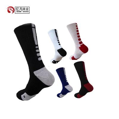 China EVAN-A 863 Breathable Breathable Basketball Socks Custom Logo Basketball Socks Custom Logo Basketball Socks for sale