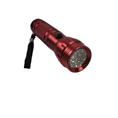 China Portable Portable Battery Emergency Led Torch Light Flashlight Long Distance for sale