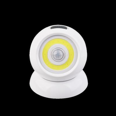 China New Design Round White Sensor Cob Led Sensor Night Lights For Living Room for sale