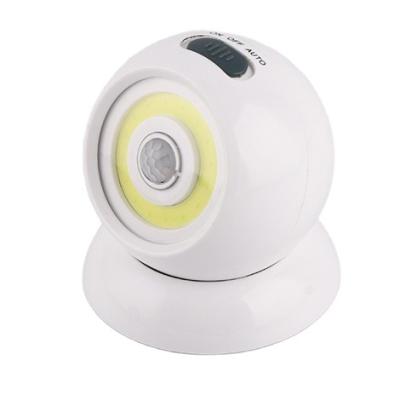 China Modern White Round 360 Degree Rotating Night Sensor Light for sale