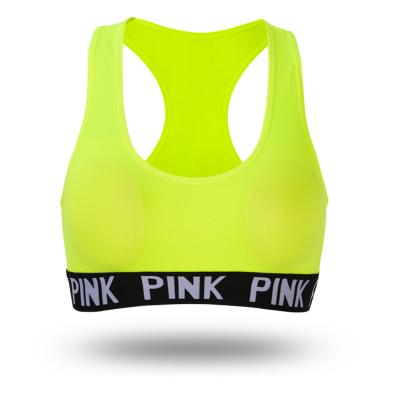 China Wholesale Custom Breathable Sporty Lift Up Logo Workout Fitness Gym Yoga Bra Tops Sports Bra Vest For Women for sale