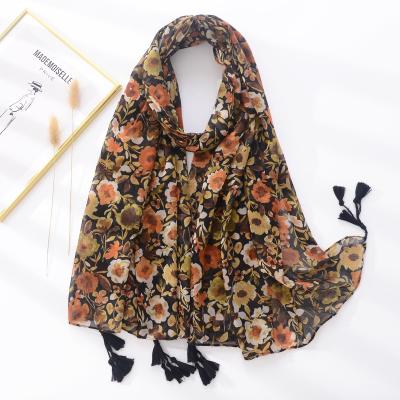 China High Quality Printed Decoration Hijab Scarf Wraps Islam Shawls Good Hand Feel Muslim Hijabs Scarves for sale