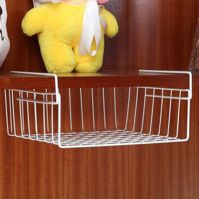 China Kiechen Wall Stocked Shelves Sample Bookshell Metal Storage Basket for sale