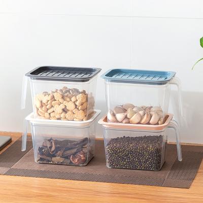 China Plastic storage box 1.1L 1.5L freshness of new boxes more large volume of sundries of preservation for sale