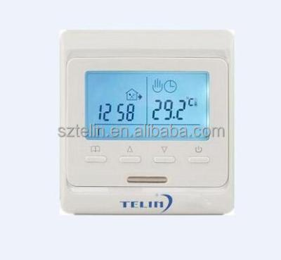 China Energy Efficient Heating Electric Digital Programmable LCD Screen Display Room Temperature Controller for sale