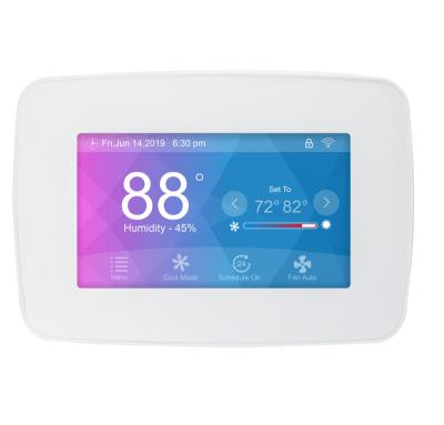 China 24V Floor Heating Thermostat WIFI Traditional Smart Thermostat Compatible with Alexa Tuya Google Assistant IFTTT for sale