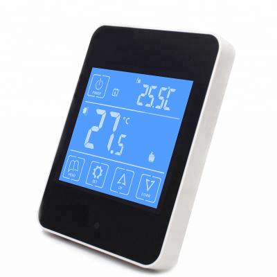 China Traditional Smart Digital Touch Screen Floor Heating Wifi Thermostat For Weekly Programmable for sale