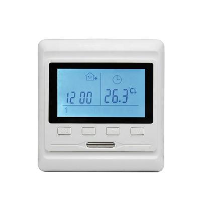 China seven days programmable backup energy Telin intelligent weekly programmable thermostat for floor heating system for sale