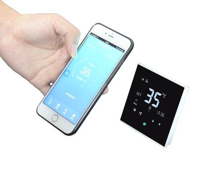 China 7 days programmable save 2018 new energy wifi fan coil programmable thermostat for sale