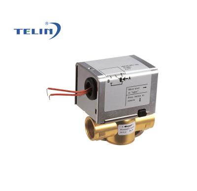 China General Smart Buildings Electric 2 Way Brass Motorized Valve for sale