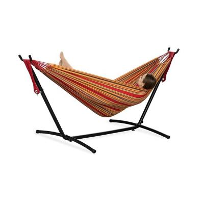 China Adult Hammock with Stand Outdoor Height Adjustable Hammock Includes Stand and Carry Bag for Outdoor Free Standing Heavy Duty Hammock for sale