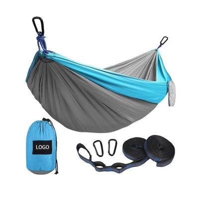 China 210T Modern Comfortable Breathable Outdoor Portable Nylon Parachute Hammock Tear Proof Swing All-in-one Chair Hammock Bag for sale