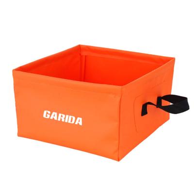 China GARIDA durable and lightweight folding barbecue camping equipment outdoor place fruit folding vegetable wash bucket viable for sale