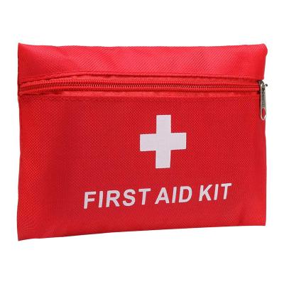 China Traditional First Aid Kit For Driving Outdoor Emergency Trips And For Family Use Red Portable First Aid Kit And 14 Supplies for sale