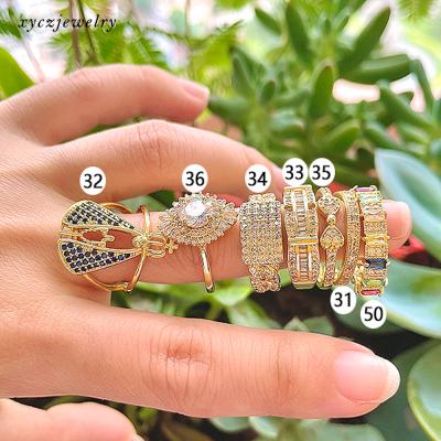 China Xingyu Casual / Sporty Jewelry Fashion 18k Gold Plated Popular Lady Anillos for sale