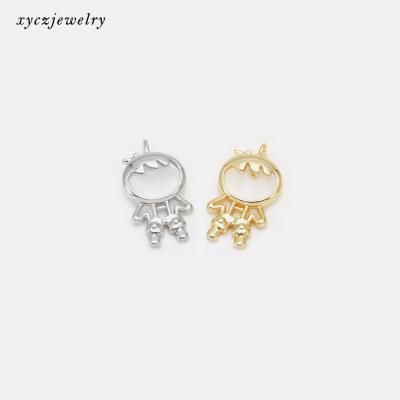 China Cute Wuzhou Xingyu Jewelry CZ Charm Pendants For Boys And Girls for sale