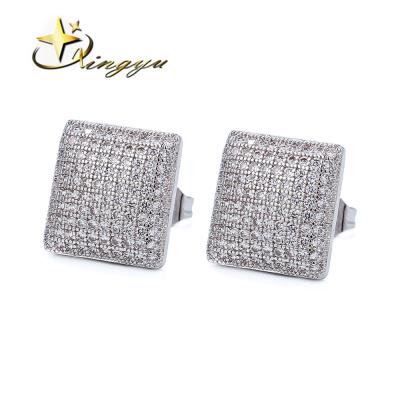 China Square Fancy Earrings Brass Women 2018 In Stock Wholesale Jewelry for sale