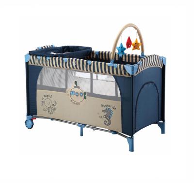 China Even compact folding; Water Resistant Chinese Style OEM Custom Normal Hutch Baby Playpen Newborn Foldable Bed for sale