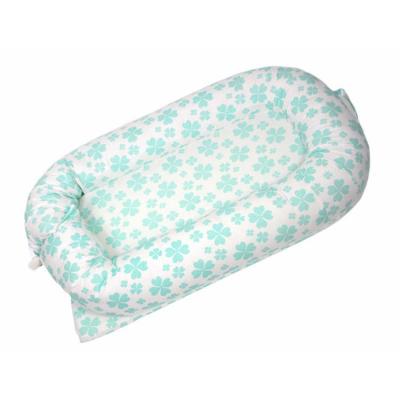 China Various Options HT Antibacterial Printing Baby Sleeping Safe Newborn Portable Baby Sofa for sale