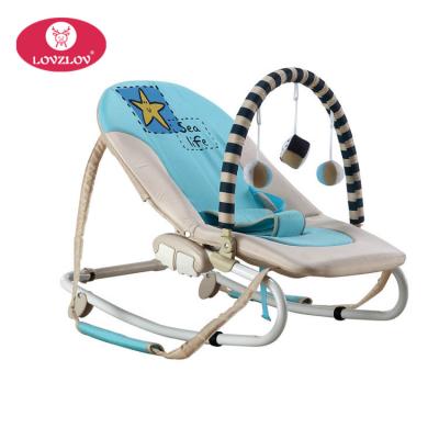 China Steel Frame Eco - Friendly Material Reassure To Operate Removable Baby Swing Chair Rocking for sale