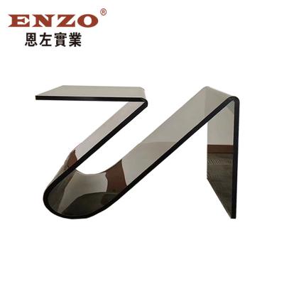 China ENZO Modern Transparent Acrylic Adjustable Furniture (Height) Coffee Table Design Customized Acrylic Tables for sale