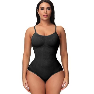 China Amazon Seamless One Piece Women Hip Shaper Underwear Antibacterial Hot Selling Abdominal Lifting Stretch Slimming Corset Body Shapewear for sale