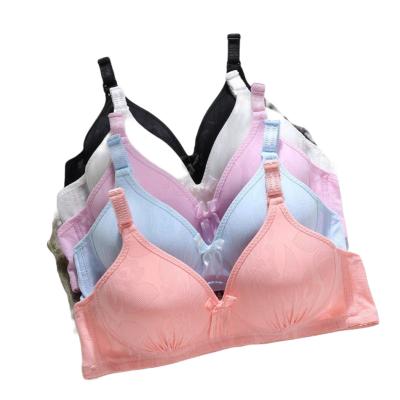 China Ladies Antibacterial Cute Comfortable Pure Cotton Underwear Young Girl Breasts Big Adjustment Underwear for sale