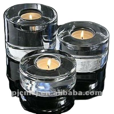 China Simple Home Decoration Crystal Tealight Holders For Wedding Decoration for sale