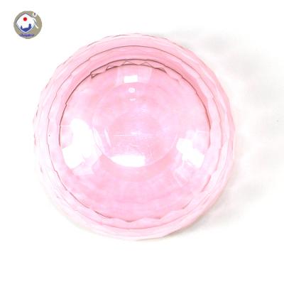 China Disposable Crystal Glass Fruit Bowl Factory Wholesale Single Embossed Rose Price for sale