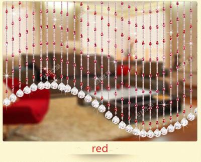 China Europe Crystal Glass Beaded Eco-friendly Curtain For Hotel Store Shop Cafe Or Home Decoration Door Hanging Beaded Curtain for sale