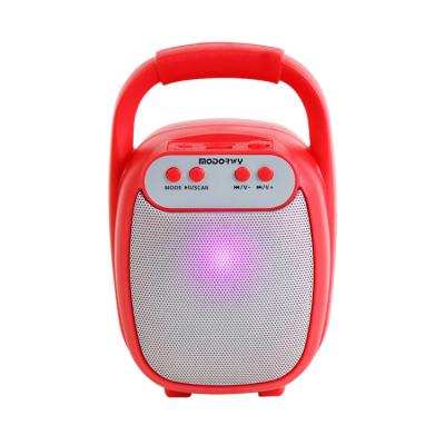 China MODENG Active Colorful Party PartyBox LED Speaker Newest BT Wireless Portable Outdoor Speaker 5W Wireless Sale for sale