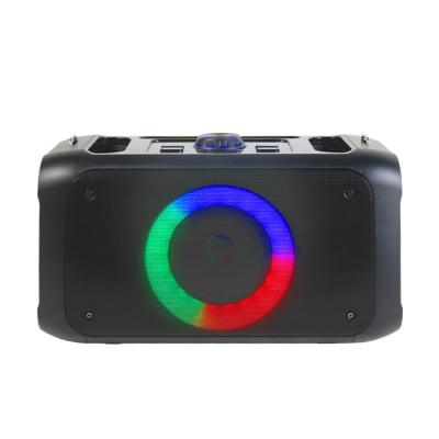 China MODENG Loudspeaker Factory Wireless Outdoor Portable Karaoke 4 Inch LED Clear Sound Home Party Speakers With Colorful Light for sale