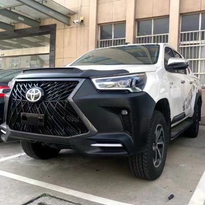 China HOT SELLING UPGRADE FRONT BODY KIT FOR 2004-2014 TOYOTA HILUX VIGO kiy body for Toyota Hilux LED 2005-2014 for sale